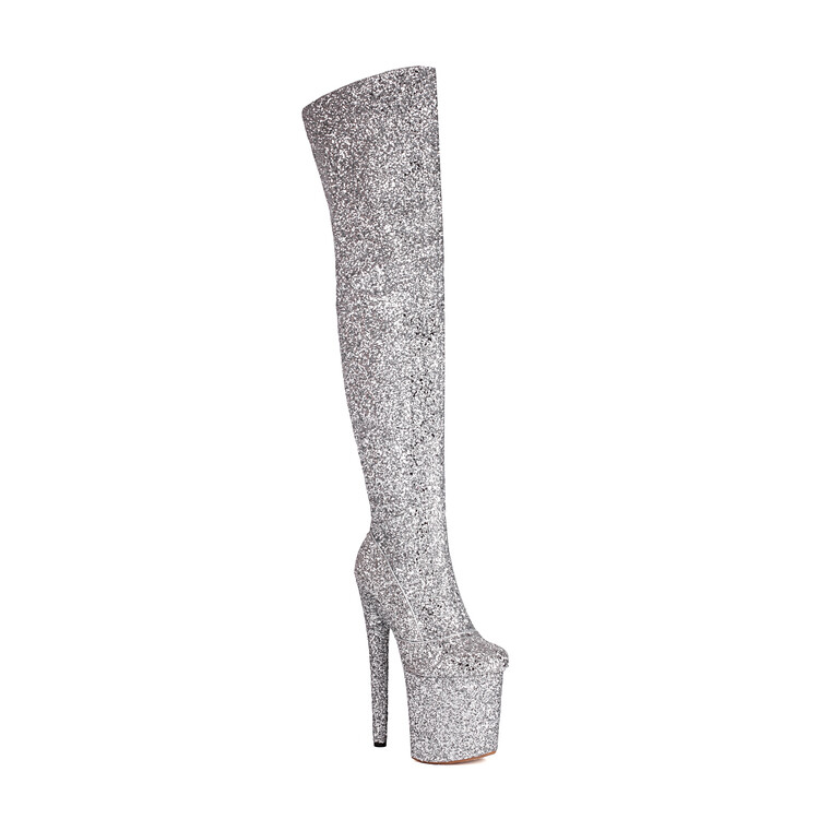 Sequin Over-the-Knee Stiletto Heel Fashion Boots - Style q.html - Image 4